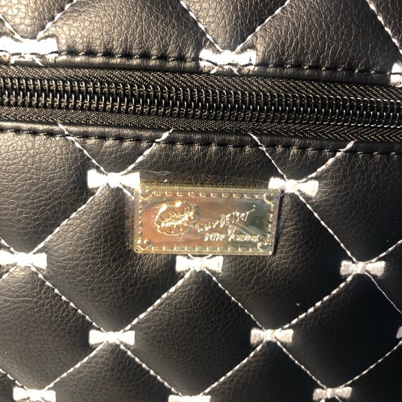 Betsey Johnson Faux Leather Bow Backpack - Picture 3 of 7